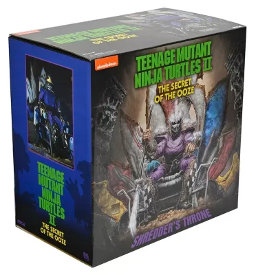 NECA TMNT MOVIE 7 NECA TMNT MOVIE 7" SCALE Secret of the Ooze Diorama MOVIE SHREDDER'S THRONE