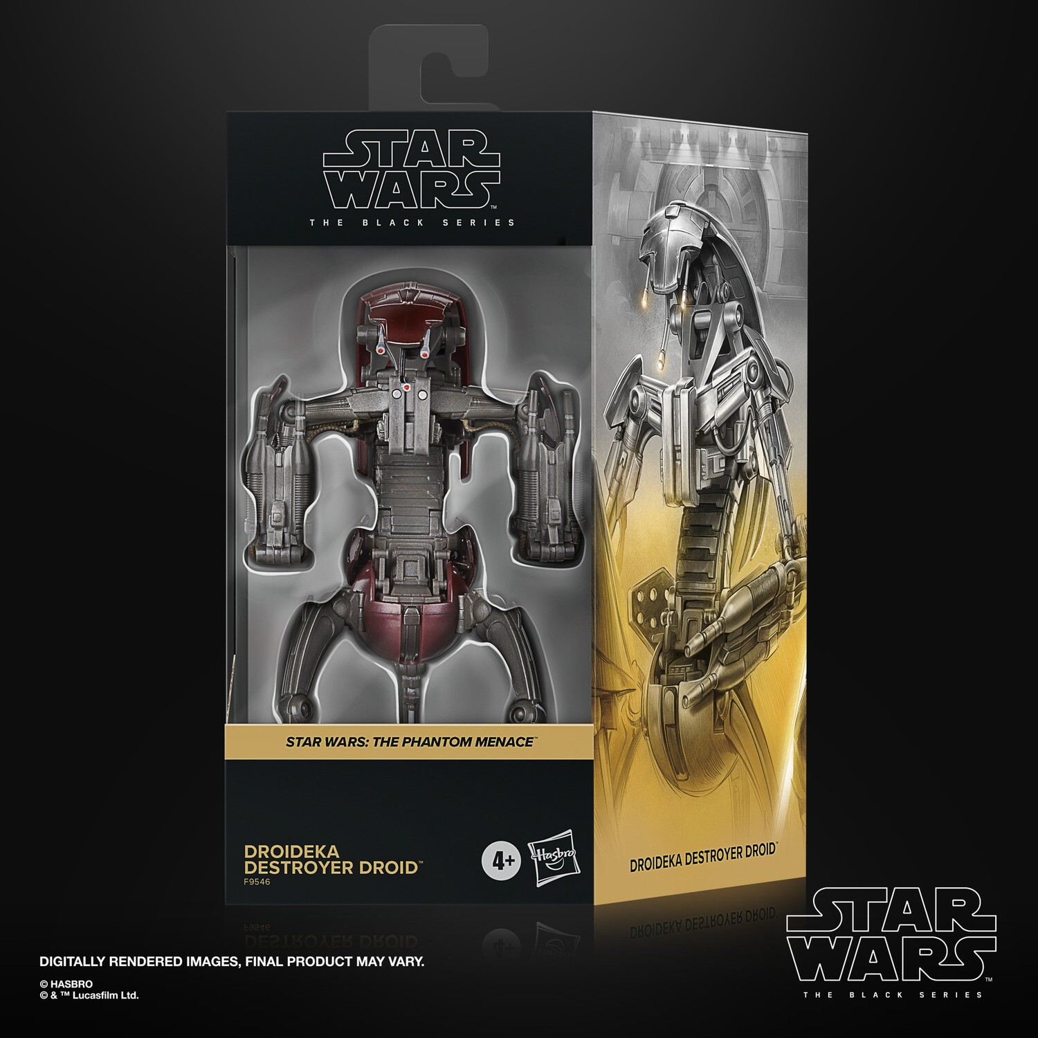 Star Wars The Black Series 6" Deluxe Droideka Destroyer Droid (The Phantom Menace)