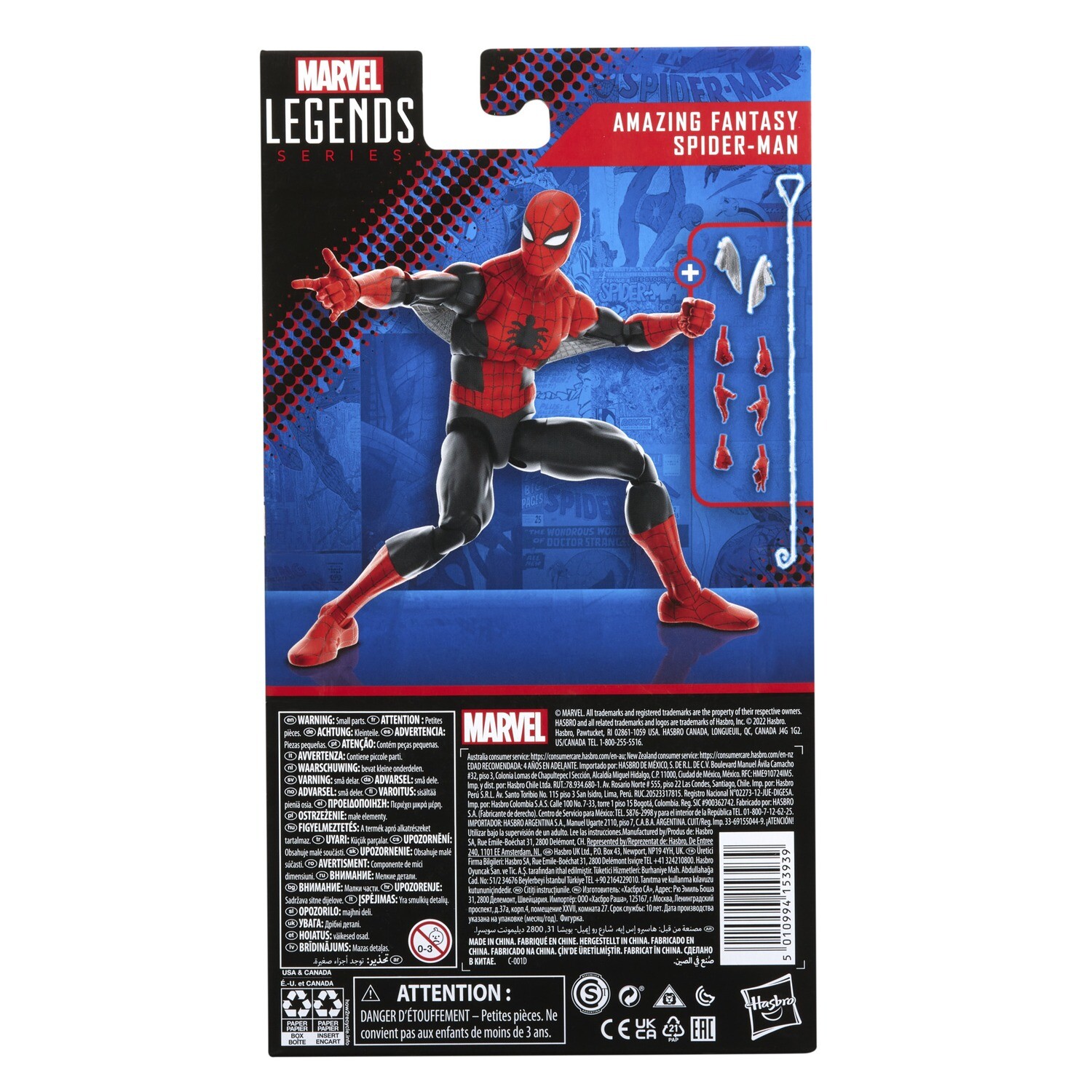Marvel Legends Series Spider-Man 60th Anniversary Amazing Fantasy