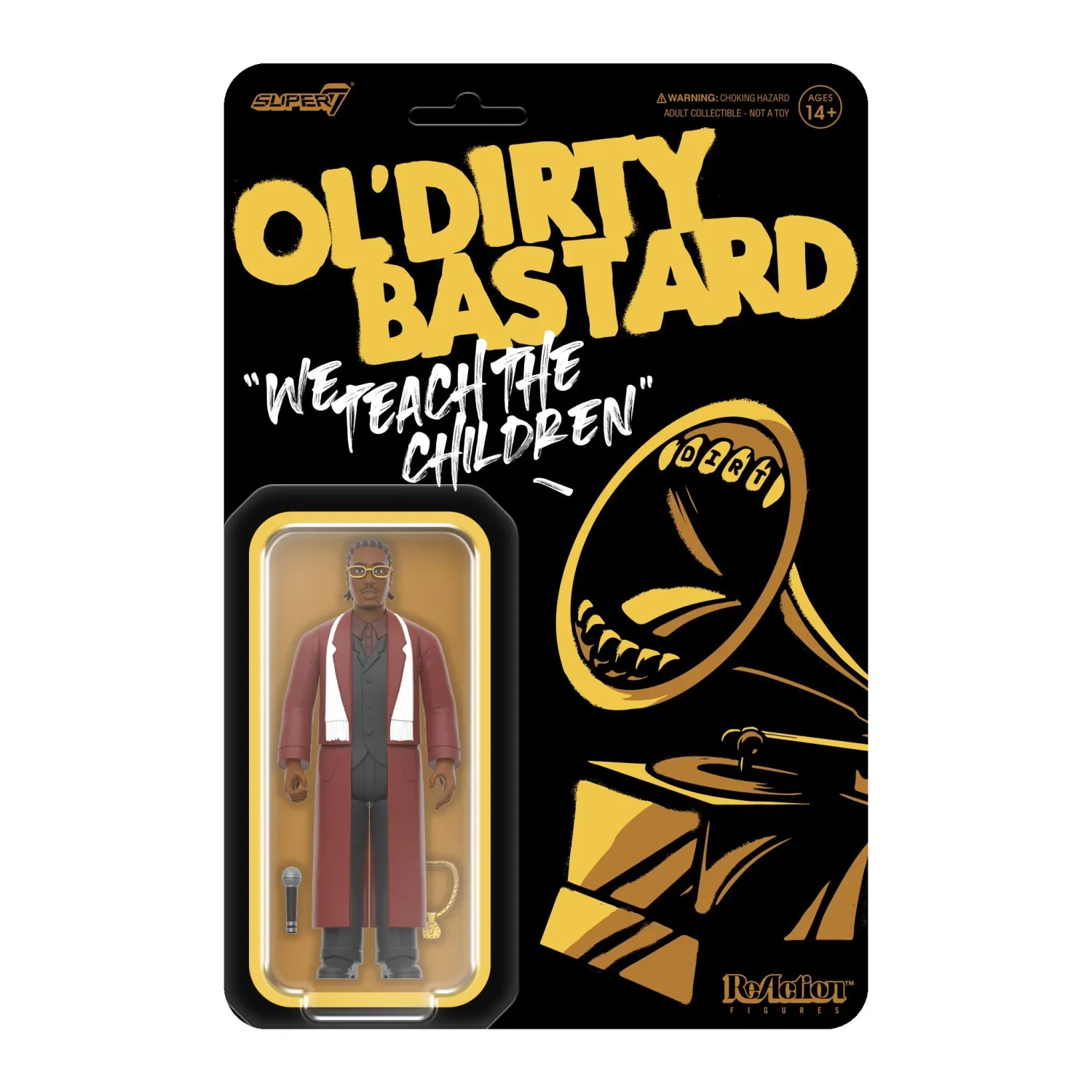 Super7 OL DIRTY BASTARD Reaction Figure: ODB (For the Children) Wave 4 Super7 OL DIRTY BASTARD Reaction Figure: ODB (For the Children) Wave 4