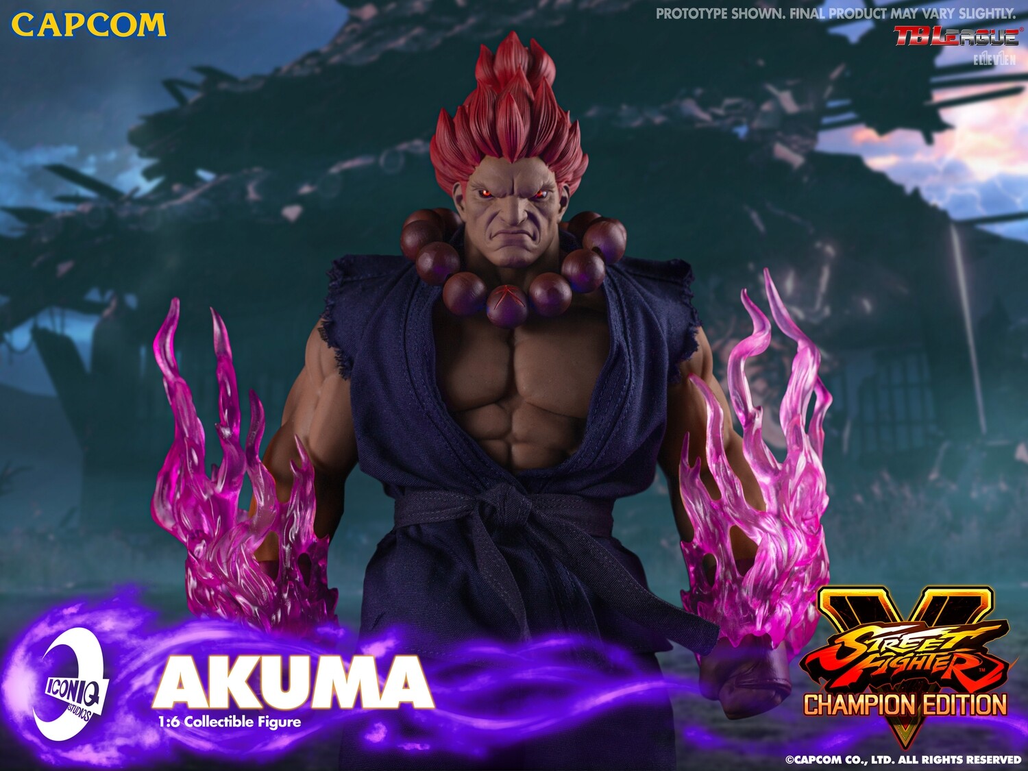 ICONIQ STUDIOS 1/6 SCALE STREET FIGHTER V AKUMA COLLECTIBLE FIGURE ICONIQ STUDIOS 1/6 SCALE STREET FIGHTER V AKUMA COLLECTIBLE FIGURE
