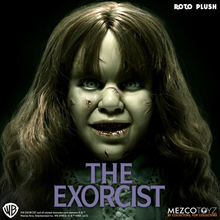 MEZCO MDS The Exorcist 18" Roto Plush Regan MacNeil
