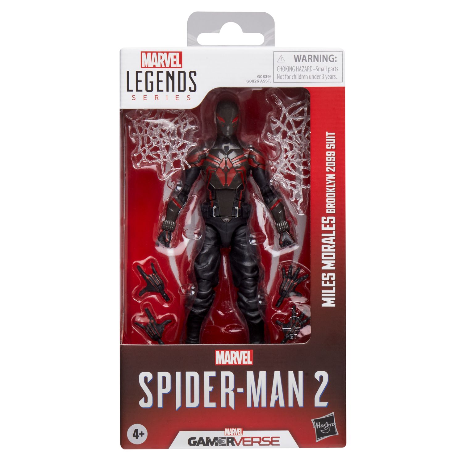 Marvel Legends Series Gamerverse Miles Morales Brooklyn 2099 Suit Spider-Man Action Figure