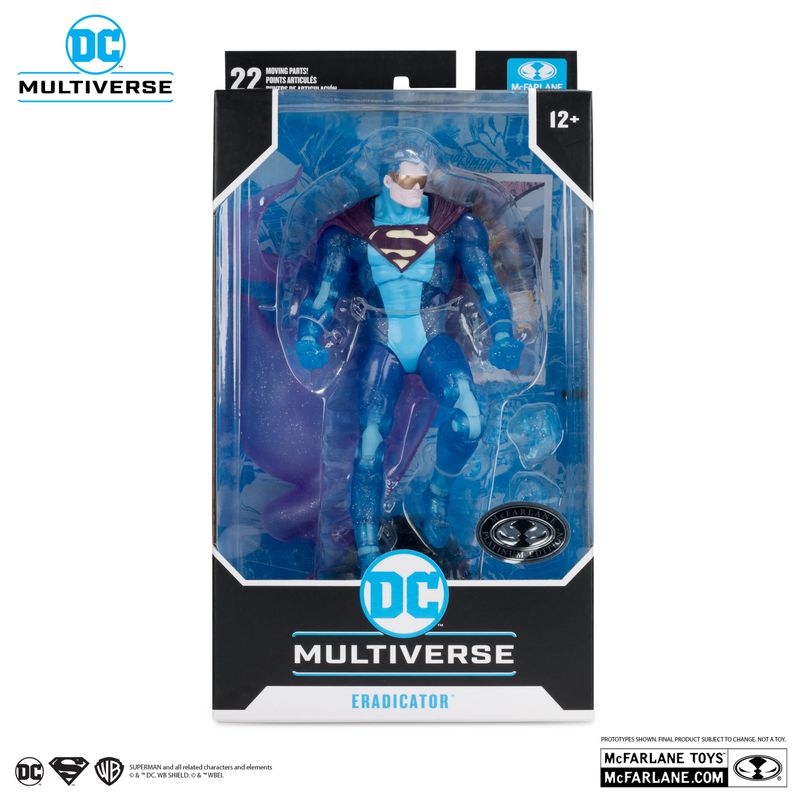 MCFARLANE TOYS 7" DC MULTIVERSE Eradicator (Return of Superman) Action Figure **PLATINUM ONLY**