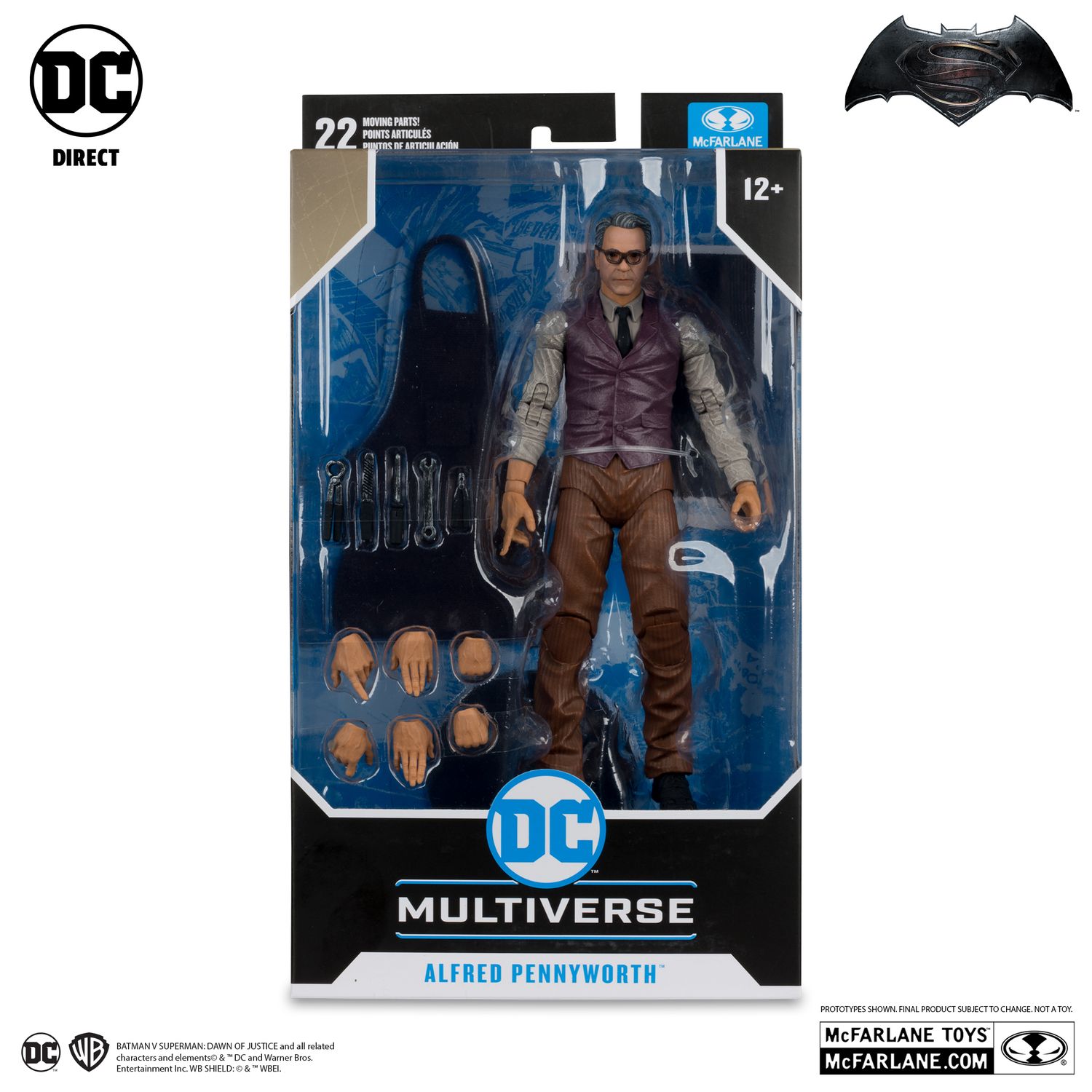 MCFARLANE TOYS 7" DC MULTIVERSE Alfred Pennyworth (Batman v Superman: Dawn of Justice) Action Figure