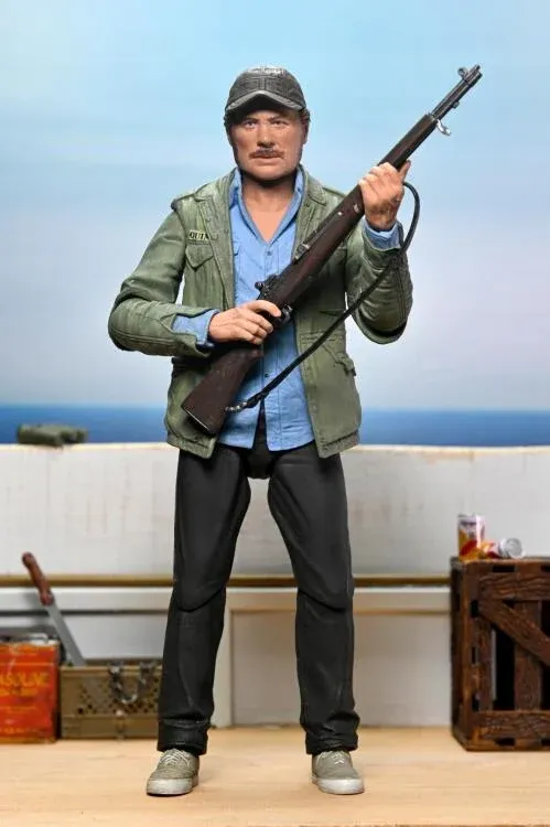 NECA 7 NECA 7" Scale Jaws 50th Anniversary Ultimate Sam Quint Action Figure
