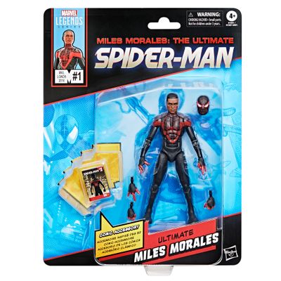 Marvel Legends Comic Inspired Wave Ultimate Miles Morales Spider-Man Action Figure