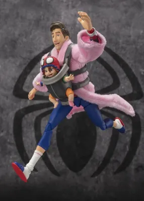 Bandai Spider Man: Across the Spider Verse S.H. Figuarts Peter B. Parker & Mayday Parker Deluxe Set Bandai Spider Man: Across the Spider Verse S.H. Figuarts Peter B. Parker & Mayday Parker Deluxe Set