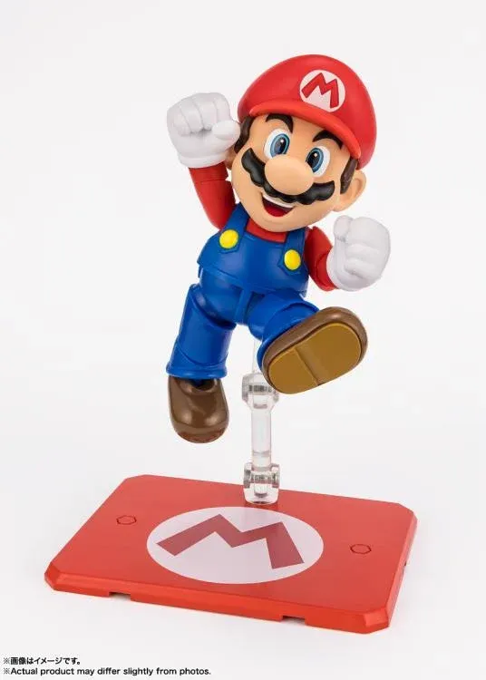 ***PRE-ORDER*** Bandai Super Mario S.H. Figuarts Mario Action Figure ***PRE-ORDER*** Bandai Super Mario S.H. Figuarts Mario Action Figure