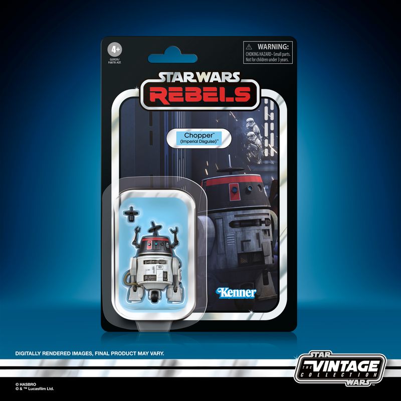 Star Wars The Vintage Collection 3.75 Star Wars The Vintage Collection 3.75" Chopper Imperial Disguise (Rebels) Action Figure