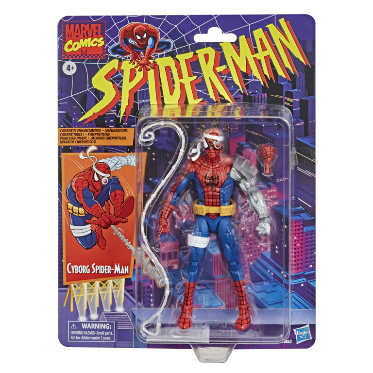 Marvel Legends 6" Spider-Man Vintage Cyborg Spider-Man