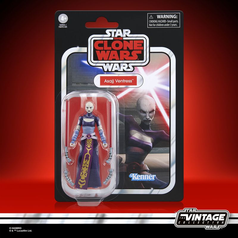 Star Wars The Vintage Collection 3.75 Star Wars The Vintage Collection 3.75" Asajj Ventress (Clone Wars)