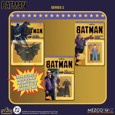 **PRE ORDER** MEZCO 5 POINTS Batman (1989)  WAVE 2 Deluxe Set of 3 Figures