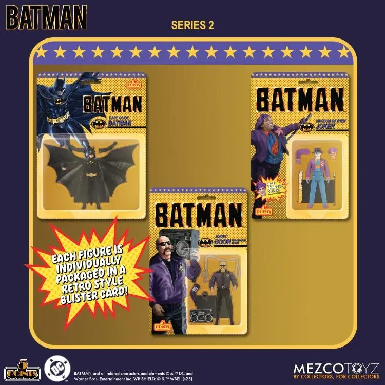 **PRE ORDER** MEZCO 5 POINTS Batman (1989)  WAVE 2 Deluxe Set of 3 Figures