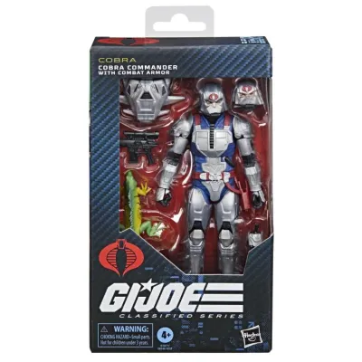 GI JOE Classified Series 6 GI JOE Classified Series 6" Cobra Commander With Combat Armor
