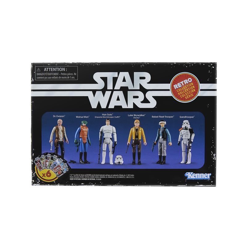 Star Wars The Retro Collection 3.75 Star Wars The Retro Collection 3.75" A New Hope Set of 6 Action Figure