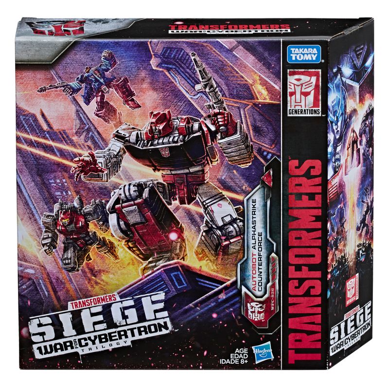 Transformers Toys Generations War for Cybertron Deluxe WFC-S26 Autobot Alphastrike Counterforce 3-Pack (Final Strike)