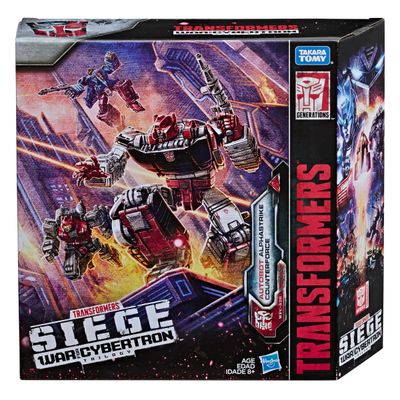 Transformers Toys Generations War for Cybertron Deluxe WFC-S26 Autobot Alphastrike Counterforce 3-Pack (Final Strike)