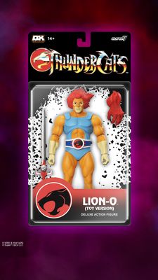 Super7 THUNDERCATS DELUXE! Lion O (TOY VARIANT) Figure 7 Super7 THUNDERCATS DELUXE! Lion O (TOY VARIANT) Figure 7" Scale Action Figure