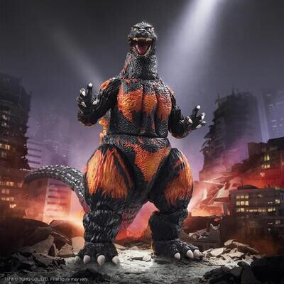 Super7 TOHO GODZILLA Ultimates Burning Godzilla (1995) Figure
