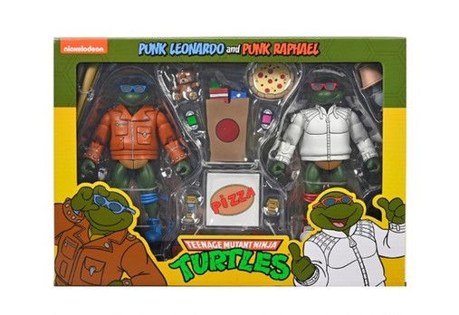 NECA NECA Teenage Mutant Ninja Turtles Cartoon Series Punk Leonardo & Punk Raphael Exclusive 2-Pack NECA NECA Teenage Mutant Ninja Turtles Cartoon Series Punk Leonardo & Punk Raphael Exclusive 2-Pack