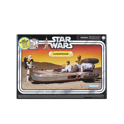 Star Wars The Vintage Collection 3.75 Star Wars The Vintage Collection 3.75" Landspeeder Vehicle & Luke Skywalker (A New Hope)