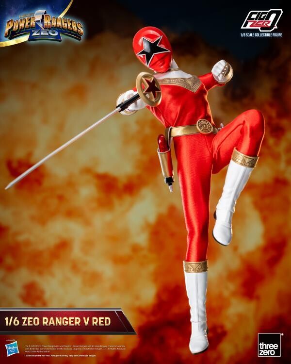 Threezero  Power Rangers Zeo Red Ranger 1:6 Scale Action Figure