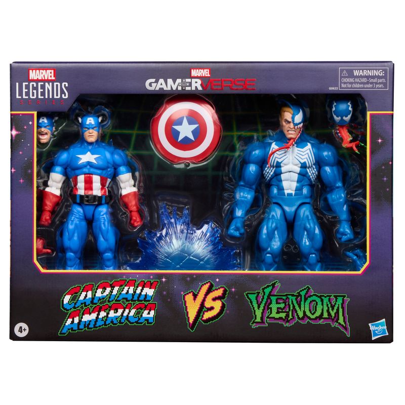 Marvel Legends Gamerverse Captain America vs Venom 2 Pack