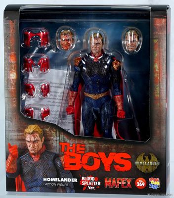 Medicom MAFEX No. 269 The Boys: Homelander (Blood Splatter Ver.) Action Figure