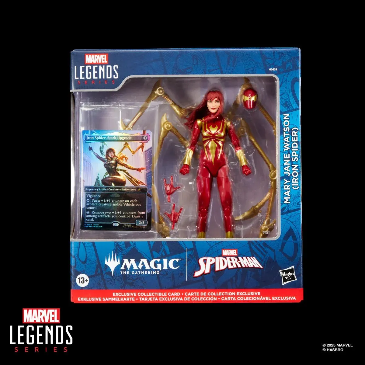 Marvel Legends 6 Marvel Legends 6" Spider-Man Magic: The Gathering Mary Jane Watson (Iron Spider) Action Figure and Card