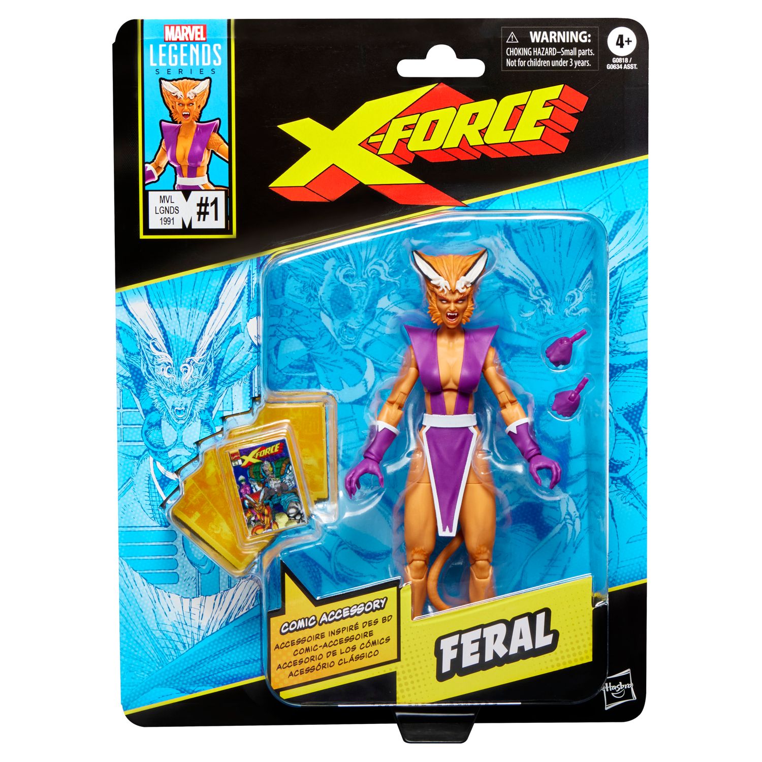 Marvel Legends Comic Inspired Wave 2 Feral Action Figure Marvel Legends Comic Inspired Wave 2 Feral Action Figure