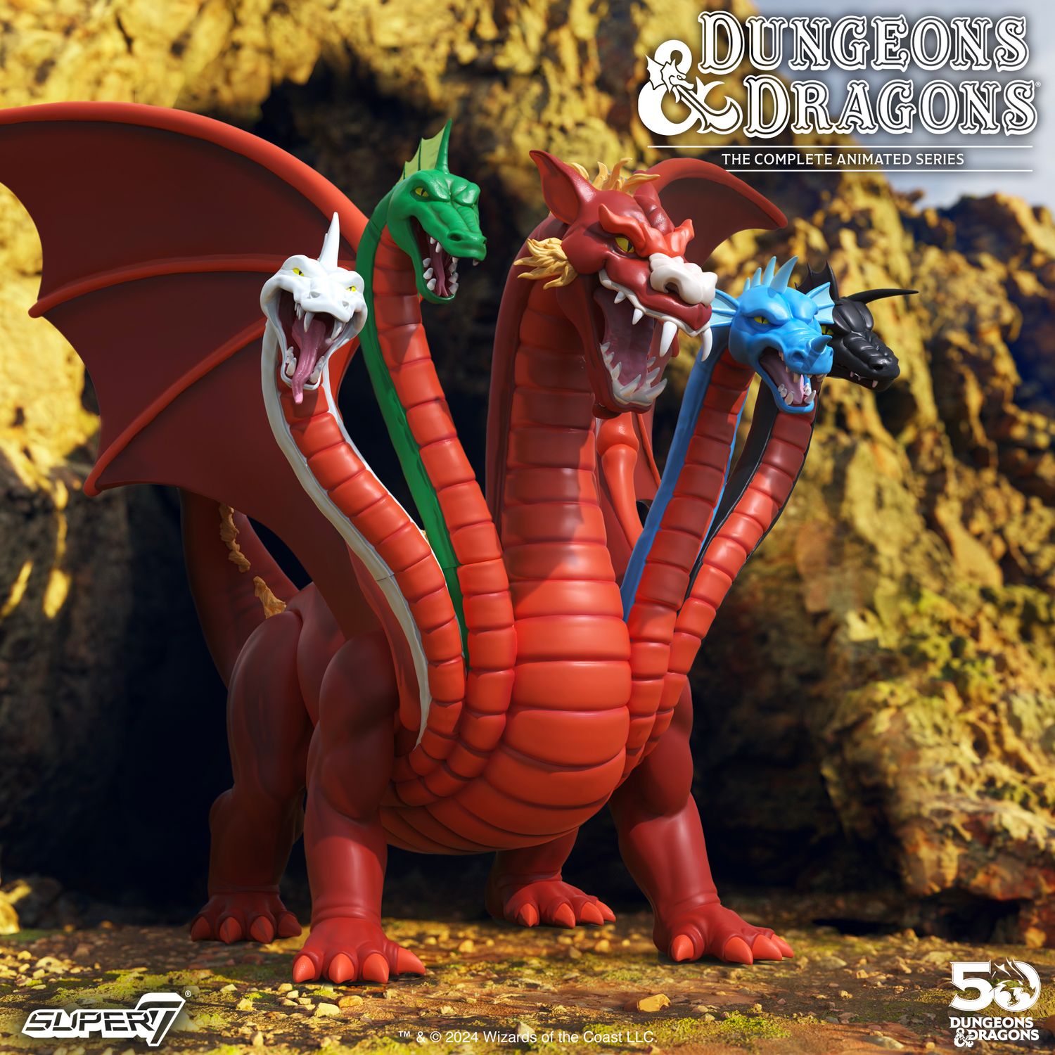 Super7 Dungeons and Dragons Ultimates Vinyl Tiamat Super7 Dungeons and Dragons Ultimates Vinyl Tiamat