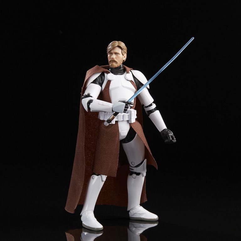 Star Wars The Black Series 6 Star Wars The Black Series 6" Clone Commander Obi-Wan Kenobi Action Figure