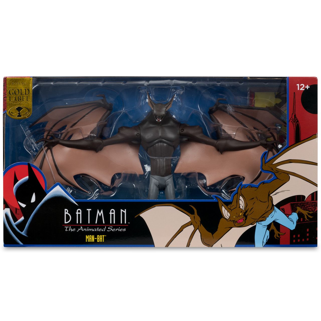 MCFARLANE TOYS DC DIRECT Man Bat (Batman: The Animated Series Adventures) Gold Label