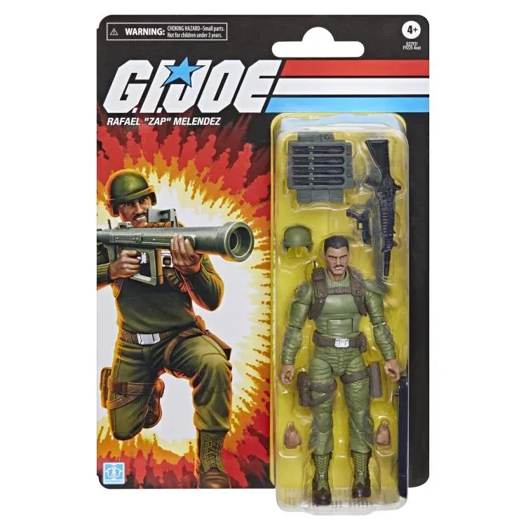 G.I. Joe Classified Series Retro Collection Rafael "Zap" Melendez Action Figure