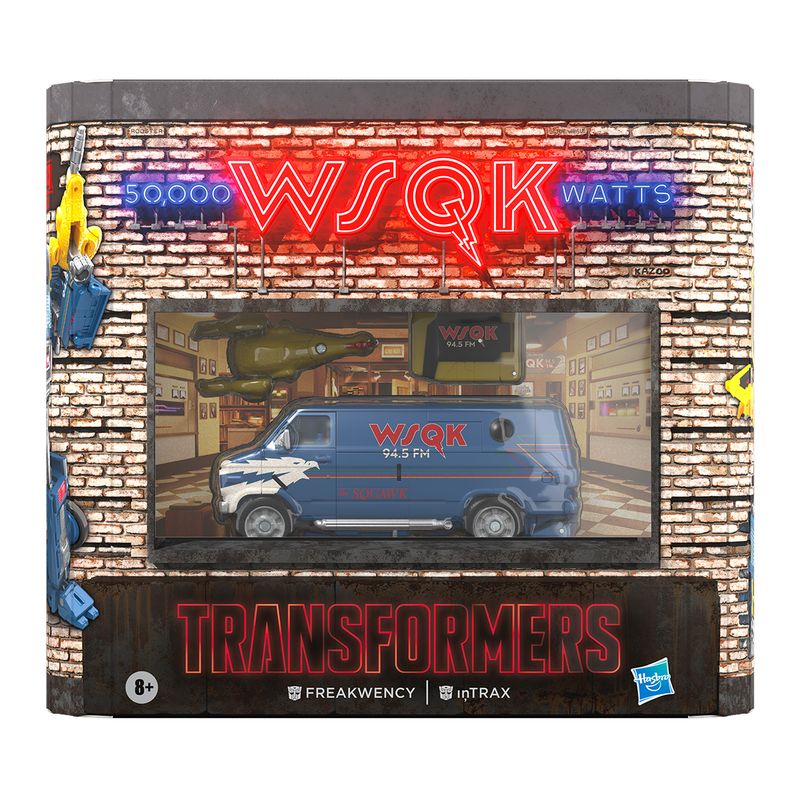 ***PRE ORDER*** Transformers Collaborative Stranger Things x Transformers Freakwency and 8-Trax Action Figure