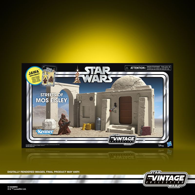 Star Wars The Vintage Collection Streets of Mos Eisley, Star Wars: A New Hope 3.75 Inch Collectible Action Figure Playset