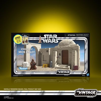 Star Wars The Vintage Collection Streets of Mos Eisley, Star Wars: A New Hope 3.75 Inch Collectible Action Figure Playset