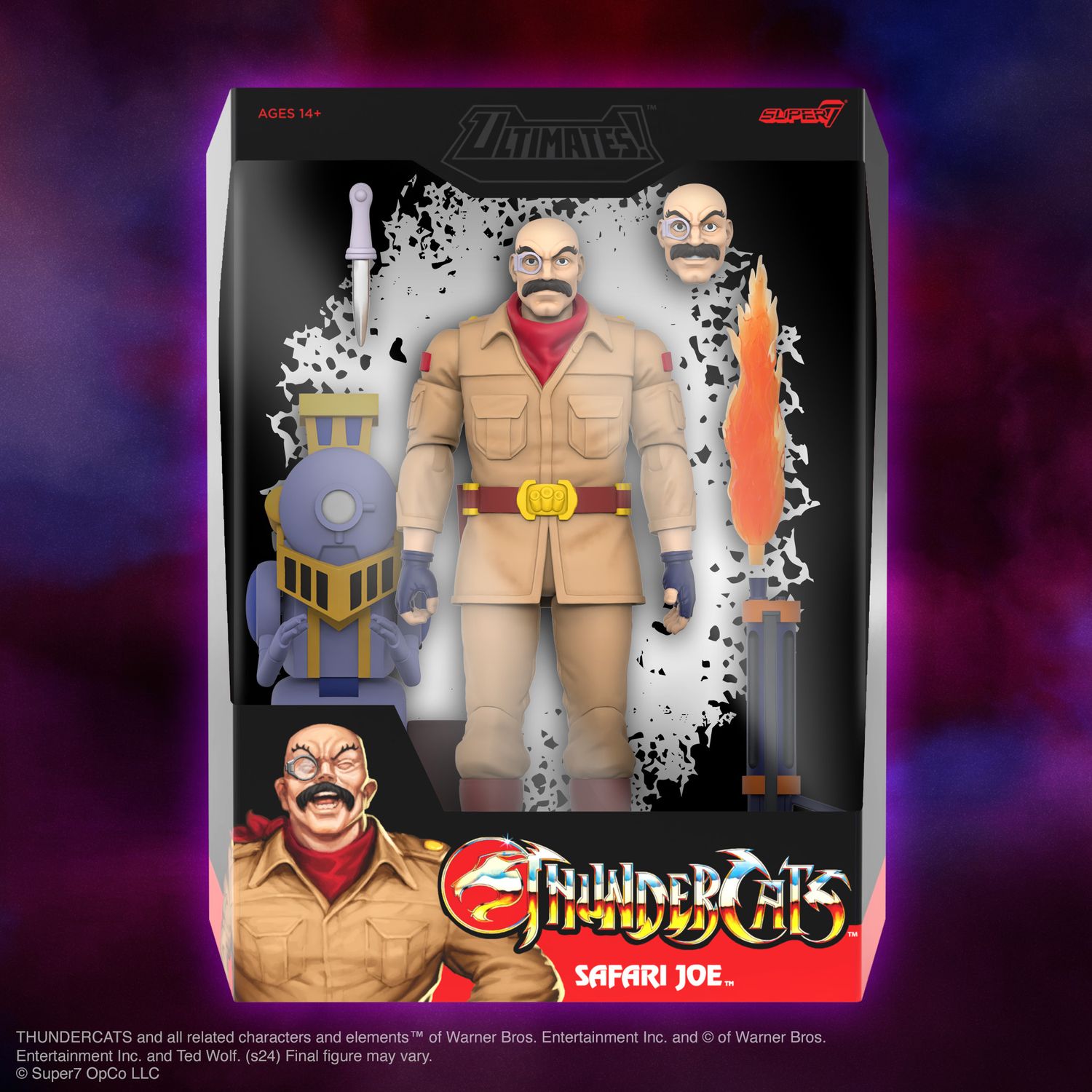 Super7 Thundercats Wave 12 Ultimates Safari Joe with Mule