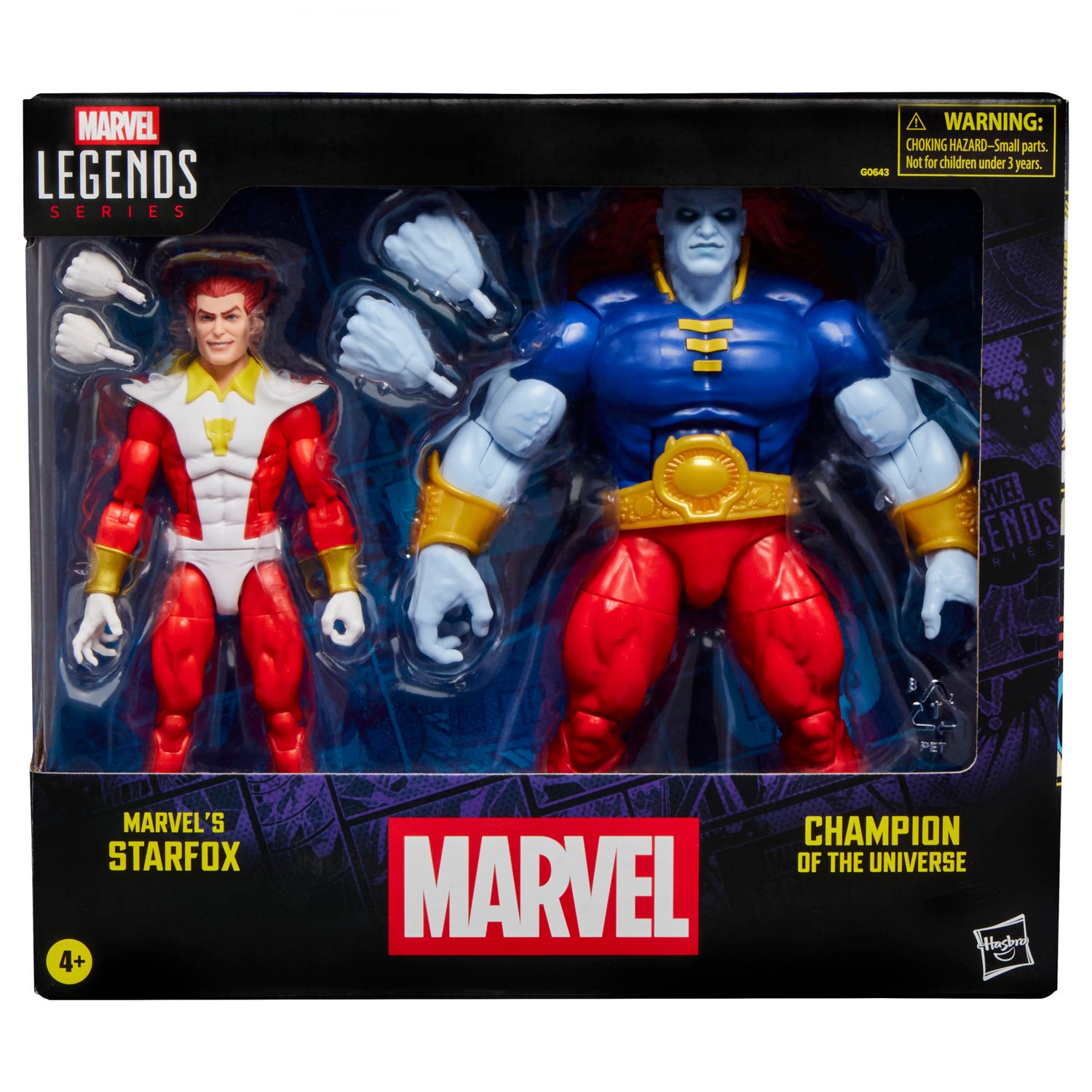 Marvel Legends Series Marvel’s Starfox & Champion of the Universe Action Figure 2 Pack Marvel Legends Series Marvel’s Starfox & Champion of the Universe Action Figure 2 Pack
