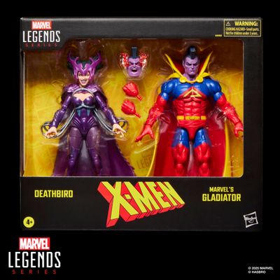 Marvel Legends Series X-Men Deathbird & Marvel’s Gladiator Action Figure Two-Pack Marvel Legends Series X-Men Deathbird & Marvel’s Gladiator Action Figure Two-Pack