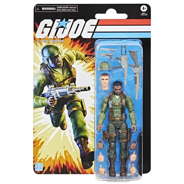 GI JOE Classified Series 6 GI JOE Classified Series 6" Retro Collection GI JOE TROOPER Action Figure