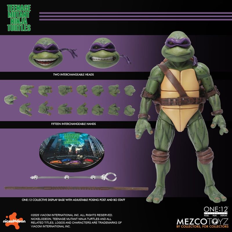 PRE ORDER** MEZCO ONE:12 COLLECTIVE Teenage Mutant Ninja Turtles