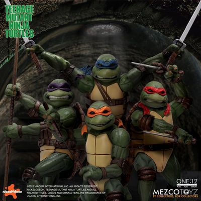 **PRE ORDER** MEZCO ONE:12 COLLECTIVE Teenage Mutant Ninja Turtles (1990 MOVIE) Boxed Set **PRE ORDER** MEZCO ONE:12 COLLECTIVE Teenage Mutant Ninja Turtles (1990 MOVIE) Boxed Set