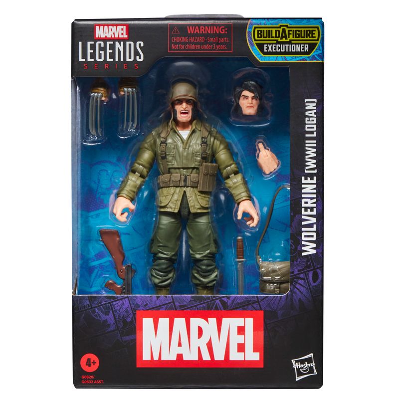 Marvel Legends Series 6 Marvel Legends Series 6" Comic Wave Wolverine (WWII Logan) Action Figure (Executioner BAF)