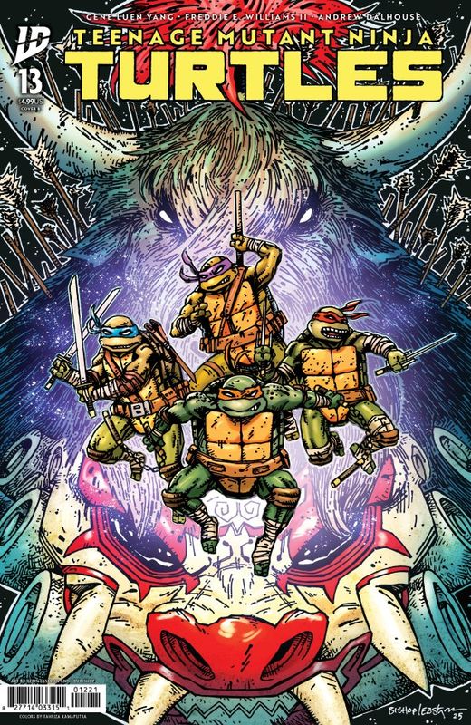 TEENAGE MUTANT NINJA TURTLES #13 CVR B KEVIN EASTMAN VAR IDW COMICS (10th December 2025)