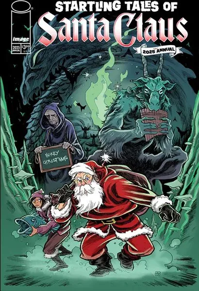 STARTLING TALES OF SANTA CLAUS 2025 ANNUAL OS CVR A LASZLO IMAGE COMICS (10th December 2025) STARTLING TALES OF SANTA CLAUS 2025 ANNUAL OS CVR A LASZLO IMAGE COMICS (10th December 2025)