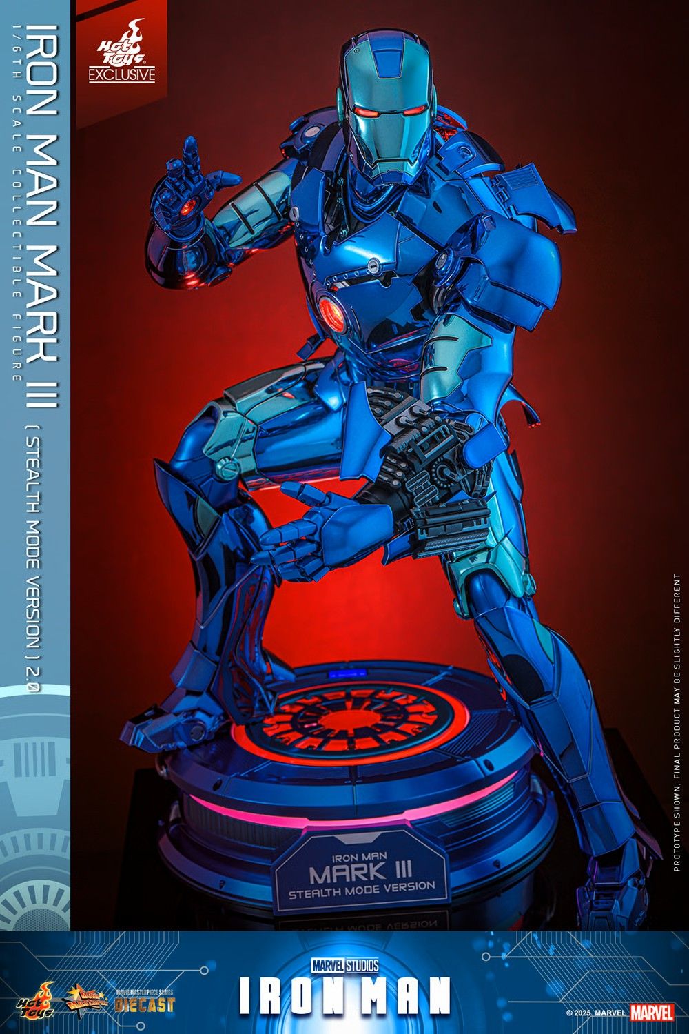 Hot Toys Iron Man Mark III (Stealth Mode Version) 2.0 EXCLUSIVE Hot Toys Iron Man Mark III (Stealth Mode Version) 2.0 EXCLUSIVE