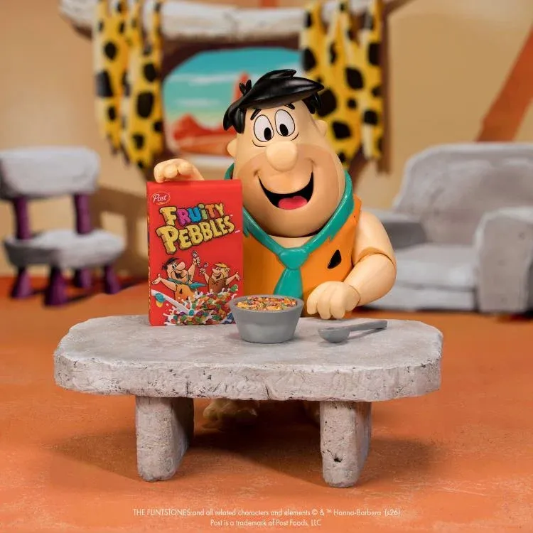 ***PRE-ORDER*** JADA TOYS THE FLINTSTONES Fruity Pebbles Fred Flintstone 1/12 Scale Action Figure