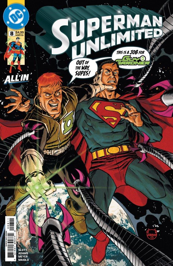 SUPERMAN UNLIMITED #8 CVR A DAVE JOHNSON DC COMICS (17th December 2025)